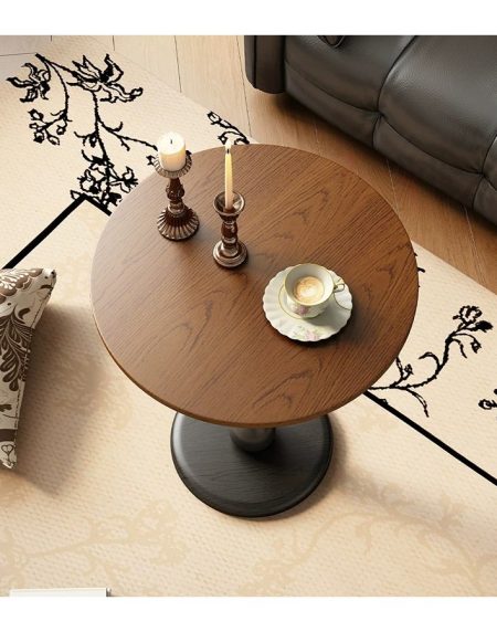 Bàn Trà Gỗ Tự Nhiên Phong Cách Vintage Để Phòng Khách
