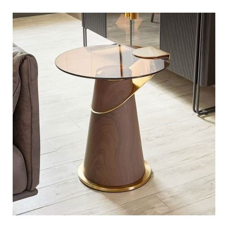 Bàn Trà Góc Hiện Đại Đá Tự Nhiên Gấp Gọn Tối Giản