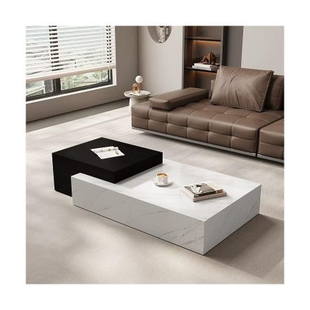 Bàn Trà Hiện Đại Đá Glossy Chữ Nhật Có Ngăn Kéo Bàn Trà Hiện Đại Đá Glossy Chữ Nhật Có Ngăn Kéo