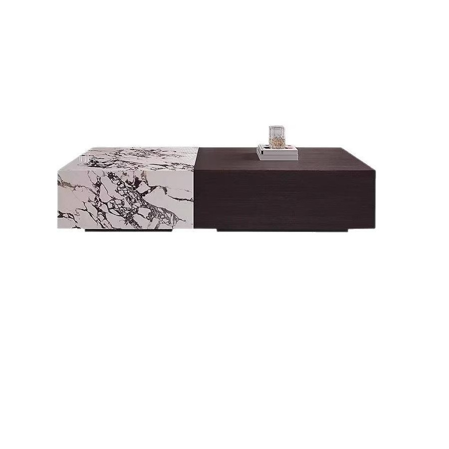 Bàn Trà Hiện Đại Đá Marble Màu Trắng Có Ngăn Kéo Bàn Trà Hiện Đại Đá Marble Màu Trắng Có Ngăn Kéo