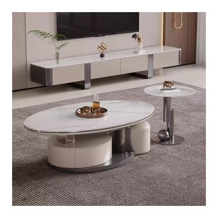 Bàn Trà Hiện Đại Đá Tự Nhiên Chất Lượng Cao