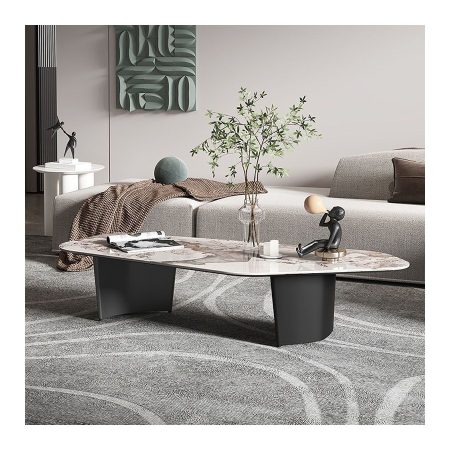 Bàn Trà Kim Loại Đá Tối Giản Hiện Đại Có Ngăn Kéo