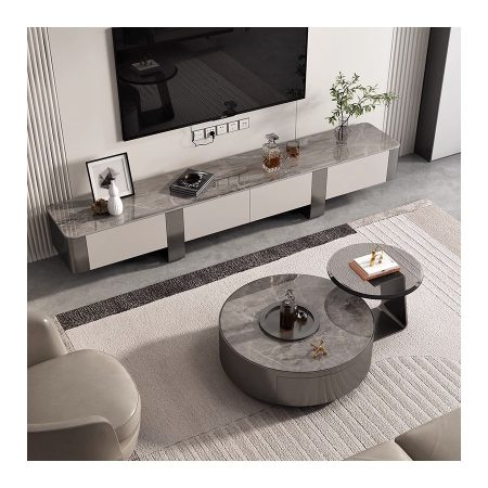 Bàn Trà Kim Loại Hiện Đại Thiết Kế Tối Giản