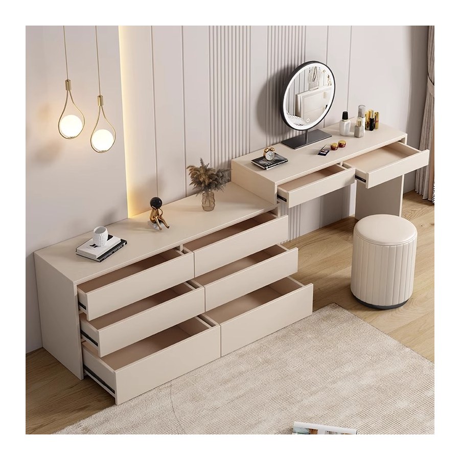 Bàn Trang Điểm Cao Cấp Gỗ Công Nghiệp Có Gương Đèn LED Bàn Trang Điểm Cao Cấp Gỗ Công Nghiệp Có Gương Đèn LED
