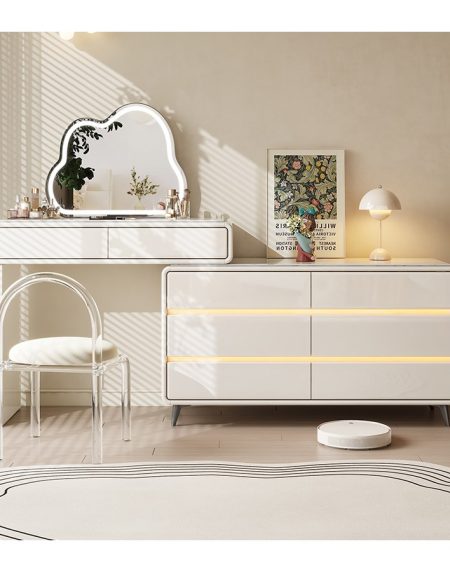 Bàn Trang Điểm Cao Cấp Gỗ Công Nghiệp Có Gương Đèn LED Bàn Trang Điểm Cao Cấp Gỗ Công Nghiệp Có Gương Đèn LED
