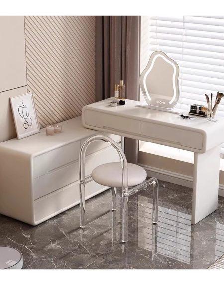 Bàn Trang Điểm Gỗ Công Nghiệp 8 Ngăn Đứng Màu Trắng Bàn Trang Điểm Gỗ Công Nghiệp 8 Ngăn Đứng Màu Trắng