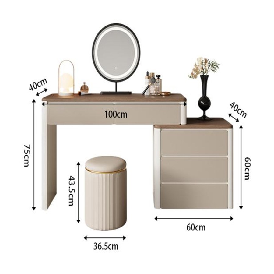 Bàn Trang Điểm Gỗ Công Nghiệp Tối Giản Đẹp Bàn Trang Điểm Gỗ Công Nghiệp Tối Giản Đẹp