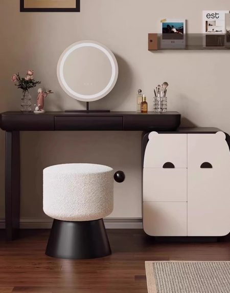 Bàn Trang Điểm Gỗ Hiện Đại Có Đèn LED Bàn Trang Điểm Gỗ Hiện Đại Có Đèn LED