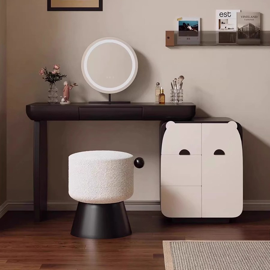 Bàn Trang Điểm Gỗ Hiện Đại Có Đèn LED Bàn Trang Điểm Gỗ Hiện Đại Có Đèn LED
