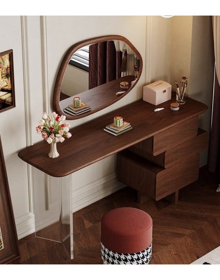 Bàn Trang Điểm Gỗ Hiện Đại Thiết Kế Đơn Giản