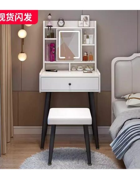 Bàn Trang Điểm Gỗ MDF Chắc Chắn Có Gương Led