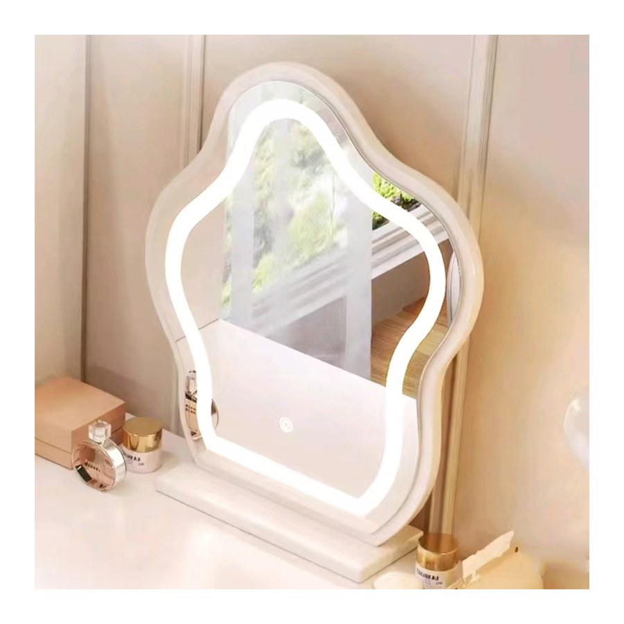 Bàn Trang Điểm Gỗ MDF Hiện Đại Có Gương Led Bàn Trang Điểm Gỗ MDF Hiện Đại Có Gương Led