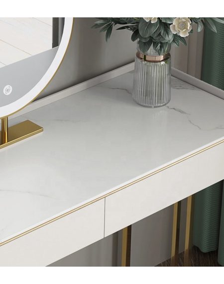 Bàn Trang Điểm Gỗ Tự Nhiên Cao Cấp Có Gương Đèn LED Bàn Trang Điểm Gỗ Tự Nhiên Cao Cấp Có Gương Đèn LED
