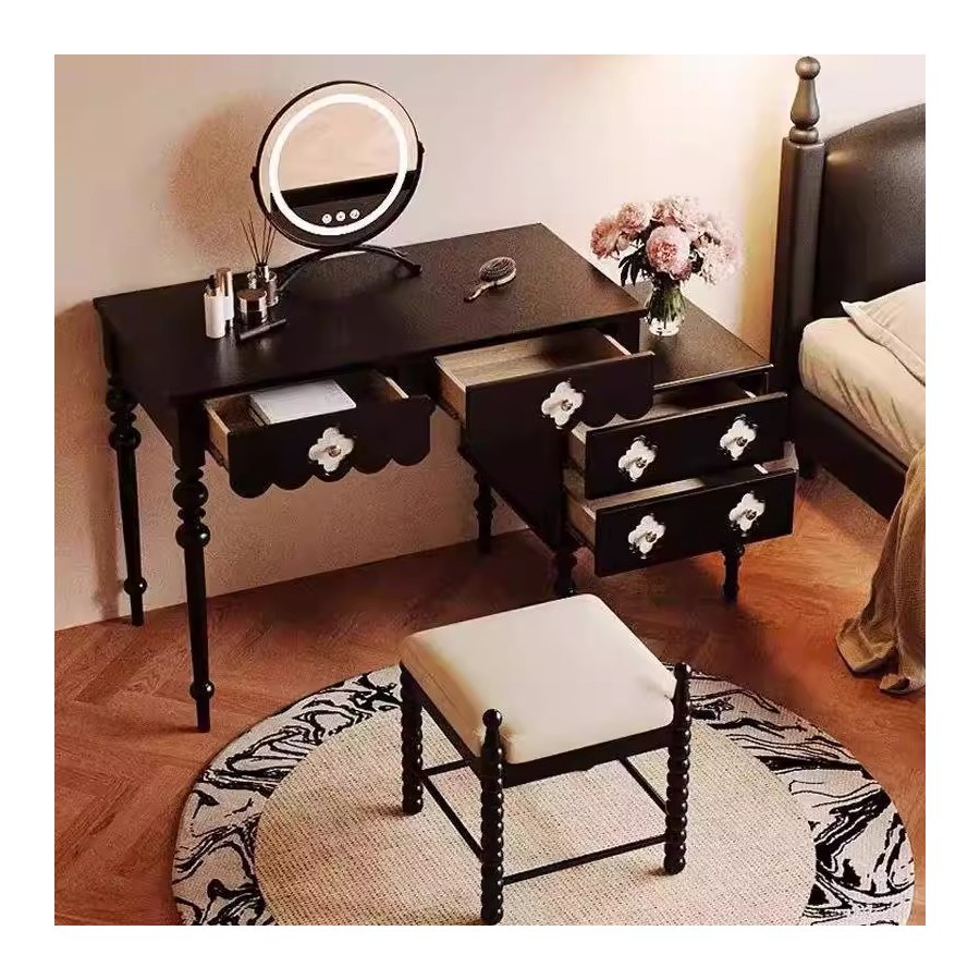 Bàn Trang Điểm Gỗ Tự Nhiên Hiện Đại Có Gương Đứng Bàn Trang Điểm Gỗ Tự Nhiên Hiện Đại Có Gương Đứng