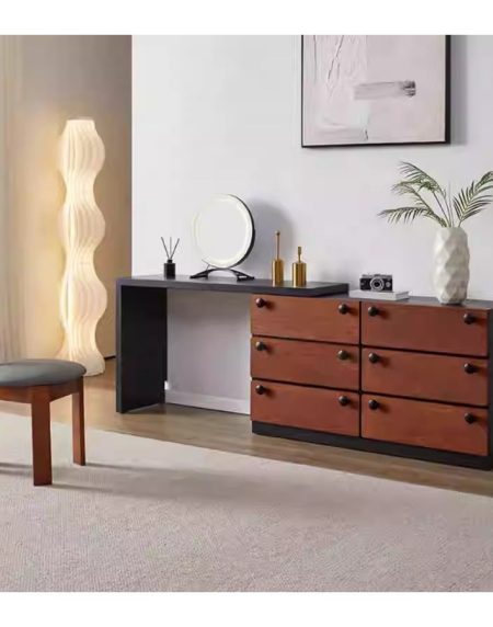 Bàn Trang Điểm Gỗ Tự Nhiên Kiểu Cổ Điển Để Phòng Ngủ