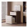 Bàn Trang Điểm Gỗ Tự Nhiên Sang Trọng Có Đèn LED