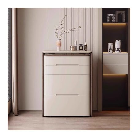 Bàn Trang Điểm Gỗ Tự Nhiên Sang Trọng Có Đèn LED