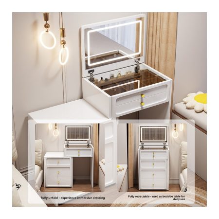 Bàn Trang Điểm Gương Sang Trọng Hiện Đại Có Ghế