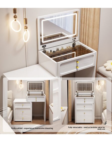 Bàn Trang Điểm Gương Sang Trọng Hiện Đại Có Ghế