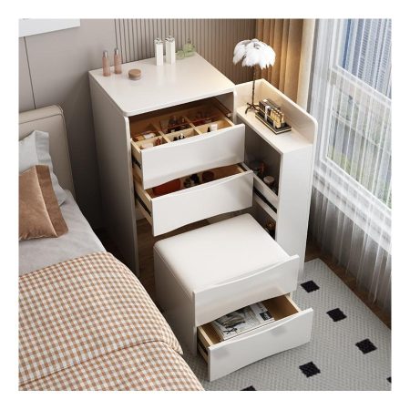 Bàn Trang Điểm Hiện Đại Gỗ Công Nghiệp Có Gương Đèn