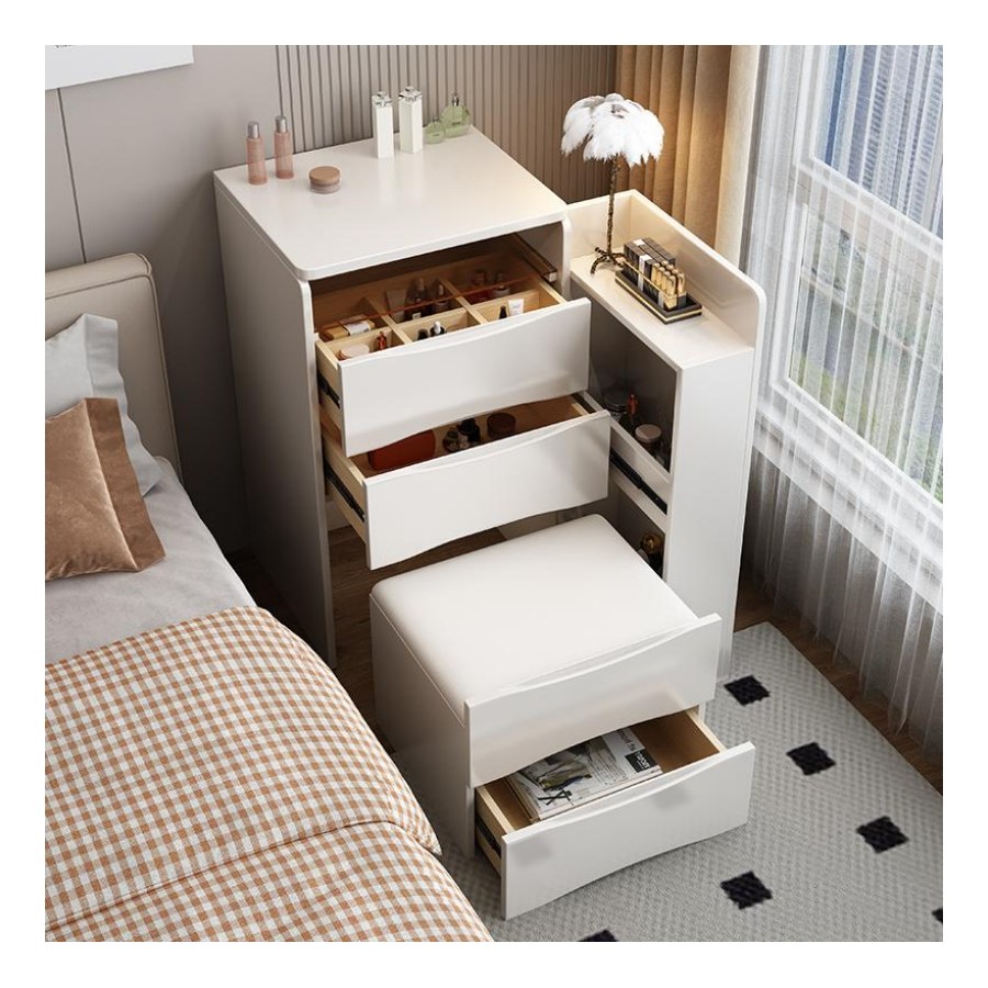Bàn Trang Điểm Hiện Đại Gỗ Công Nghiệp Có Gương Đèn Bàn Trang Điểm Hiện Đại Gỗ Công Nghiệp Có Gương Đèn
