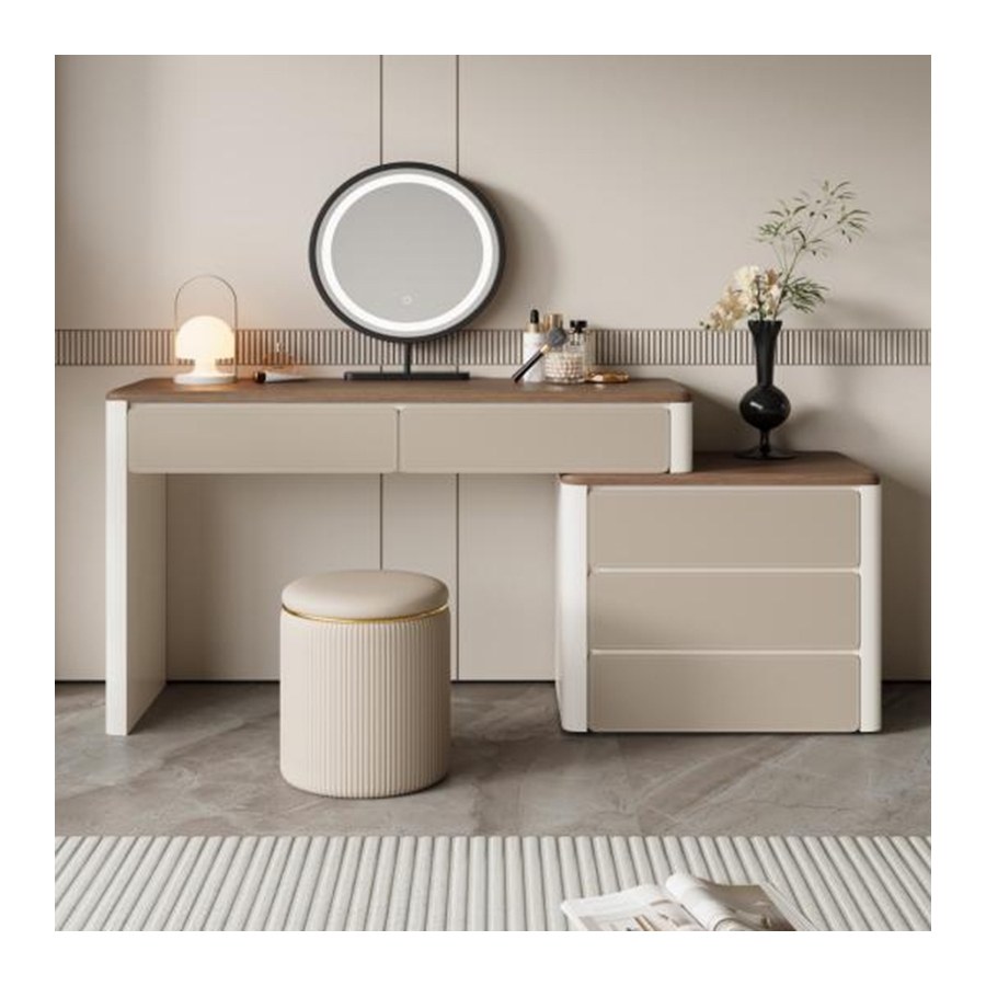 Bàn Trang Điểm Hiện Đại Gỗ Công Nghiệp Có Gương Đèn Cho Phòng Ngủ Bàn Trang Điểm Hiện Đại Gỗ Công Nghiệp Có Gương Đèn Cho Phòng Ngủ