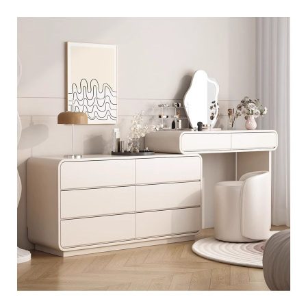 Bàn Trang Điểm Hiện Đại Gỗ Công Nghiệp Có Gương Đèn LED Bàn Trang Điểm Hiện Đại Gỗ Công Nghiệp Có Gương Đèn LED