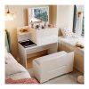 Bàn Trang Điểm Hiện Đại Gỗ MDF 8 Ngăn Có Đèn LED Bàn Trang Điểm Hiện Đại Gỗ MDF 8 Ngăn Có Đèn LED