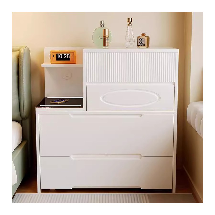 Bàn Trang Điểm Hiện Đại Gỗ MDF 8 Ngăn Có Đèn LED Bàn Trang Điểm Hiện Đại Gỗ MDF 8 Ngăn Có Đèn LED