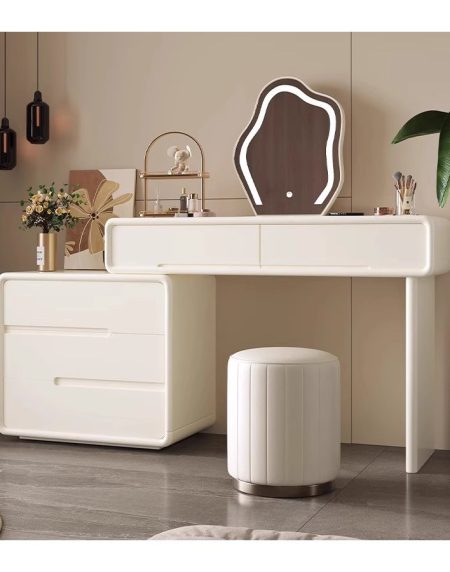 Bàn Trang Điểm Hiện Đại Gỗ MDF Có Gương Đèn Bàn Trang Điểm Hiện Đại Gỗ MDF Có Gương Đèn