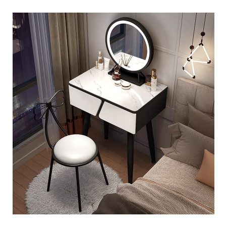 Bàn Trang Điểm Hiện Đại Gỗ MDF Gương Led Độc Đáo