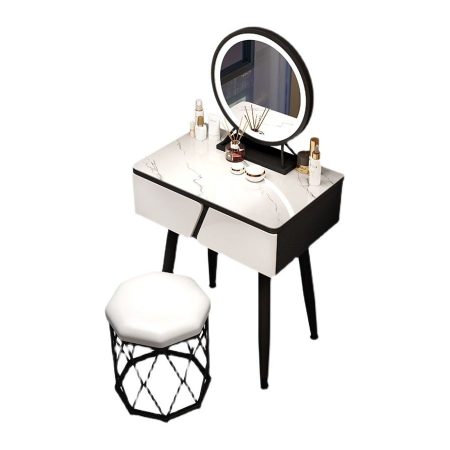 Bàn Trang Điểm Hiện Đại Gỗ MDF Gương Led Độc Đáo