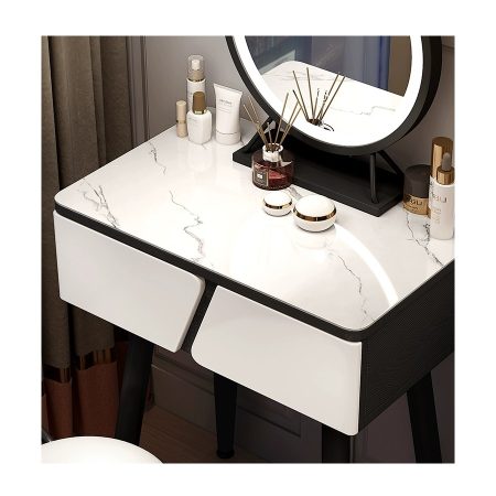 Bàn Trang Điểm Hiện Đại Gỗ MDF Gương Led Độc Đáo