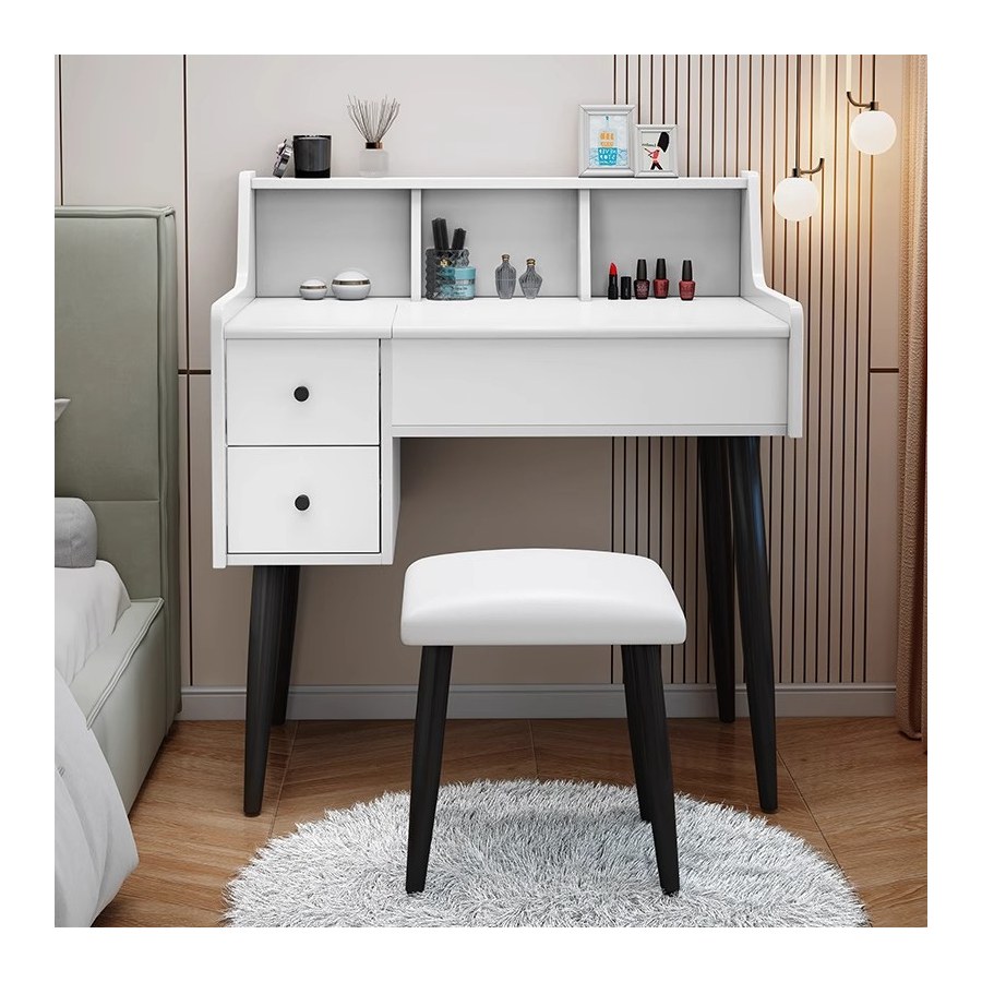Bàn Trang Điểm Hiện Đại Gỗ Thông Có Gương Chiếu Sáng Bàn Trang Điểm Hiện Đại Gỗ Thông Có Gương Chiếu Sáng