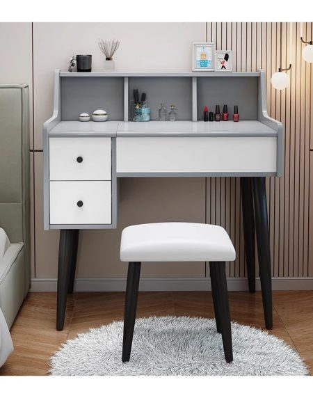Bàn Trang Điểm Hiện Đại Gỗ Thông Có Gương Chiếu Sáng Bàn Trang Điểm Hiện Đại Gỗ Thông Có Gương Chiếu Sáng