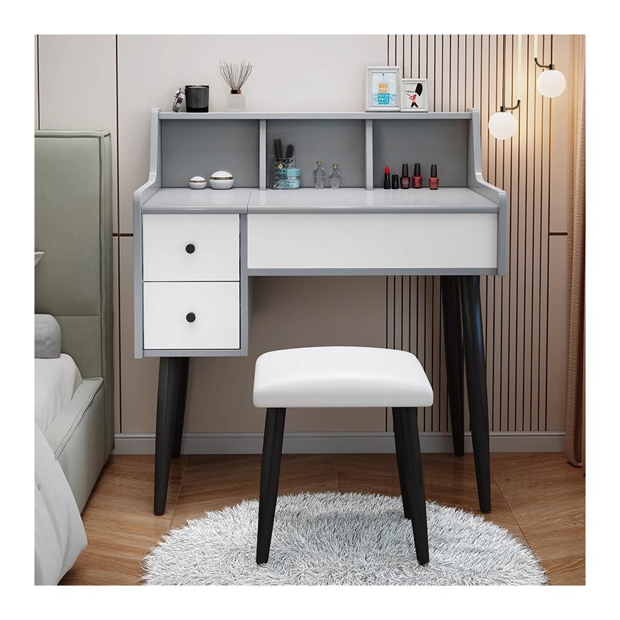Bàn Trang Điểm Hiện Đại Gỗ Thông Có Gương Chiếu Sáng Bàn Trang Điểm Hiện Đại Gỗ Thông Có Gương Chiếu Sáng