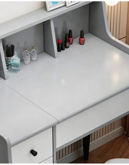 Bàn Trang Điểm Hiện Đại Gỗ Thông Có Gương Chiếu Sáng Bàn Trang Điểm Hiện Đại Gỗ Thông Có Gương Chiếu Sáng