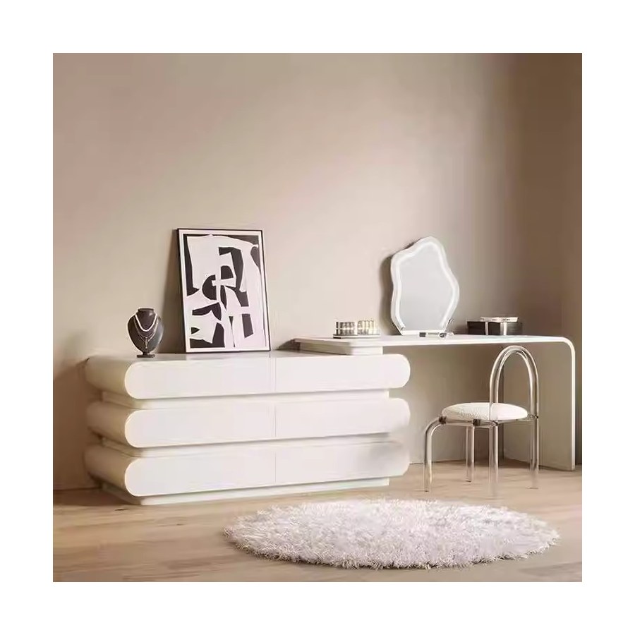 Bàn Trang Điểm Hiện Đại Gỗ Tự Nhiên Có Gương Đèn LED Bàn Trang Điểm Hiện Đại Gỗ Tự Nhiên Có Gương Đèn LED