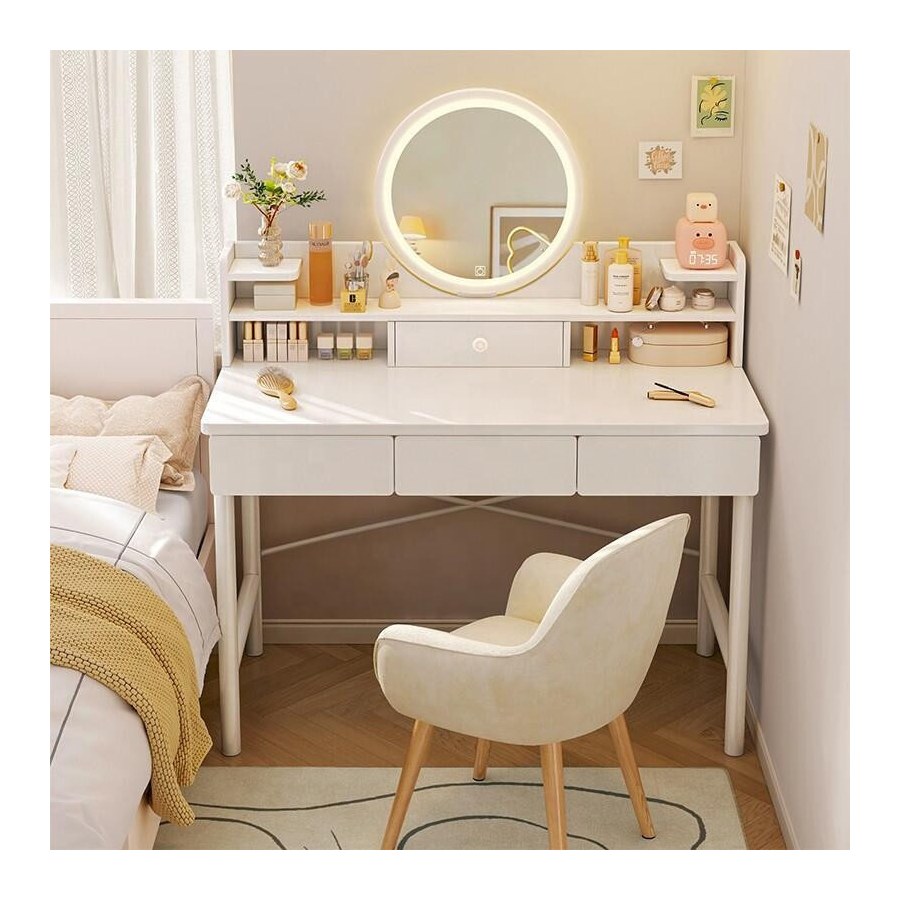 Bàn Trang Điểm Hiện Đại Gỗ Tự Nhiên Để Phòng Nhỏ Bàn Trang Điểm Hiện Đại Gỗ Tự Nhiên Để Phòng Nhỏ