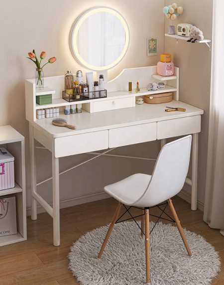 Bàn Trang Điểm Hiện Đại Gỗ Tự Nhiên Để Phòng Nhỏ Bàn Trang Điểm Hiện Đại Gỗ Tự Nhiên Để Phòng Nhỏ