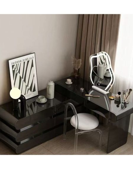 Bàn Trang Điểm Nữ Hiện Đại Gỗ Có Gương Đèn LED
