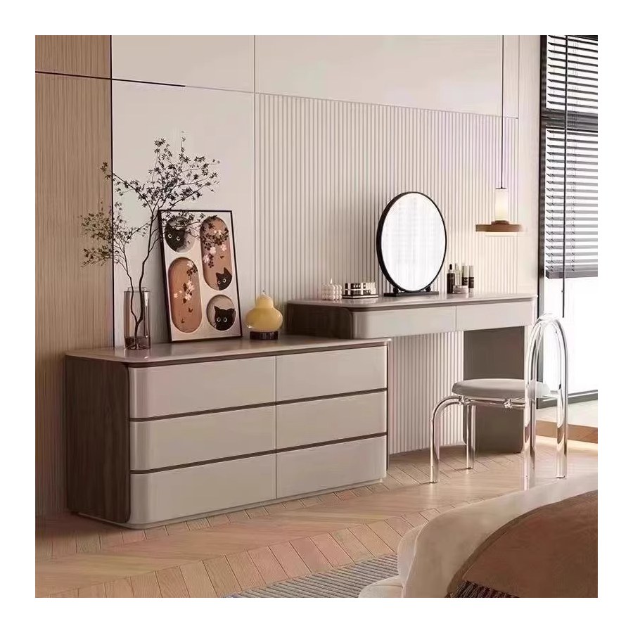 Bàn Trang Điểm Nữ Hiện Đại Gỗ Có Gương Đèn LED Bàn Trang Điểm Nữ Hiện Đại Gỗ Có Gương Đèn LED