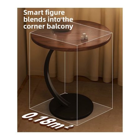 Bàn Tròn Gỗ Óc Chó Mini Hiện Đại Cho Phòng Khách Bàn Tròn Gỗ Óc Chó Mini Hiện Đại Cho Phòng Khách
