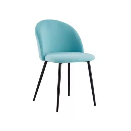 Bộ 2 Ghế Ăn Vải Nhung Hồng Mềm Chân Kim Loại Hiện Đại Bộ 2 Ghế Ăn Vải Nhung Hồng Mềm Chân Kim Loại Hiện Đại