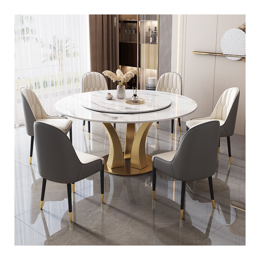 Bộ Bàn Ăn Đá Marble Hiện Đại 4 6 8 Ghế Bộ Bàn Ăn Đá Marble Hiện Đại 4 6 8 Ghế