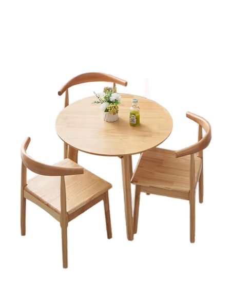 Bộ Bàn Ăn Gỗ Công Nghiệp Hiện Đại Dành Cho Không Gian Nhỏ