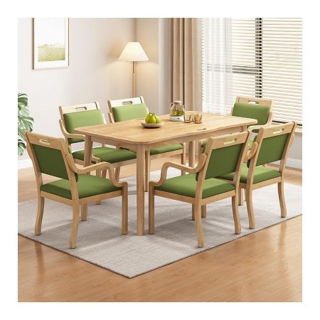 Bộ Bàn Ăn Gỗ Hiện Đại Hình Chữ Nhật 6-8 Ghế