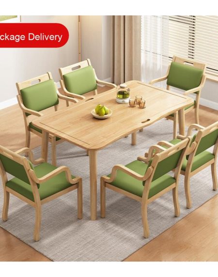 Bộ Bàn Ăn Gỗ Hiện Đại Hình Chữ Nhật 6-8 Ghế