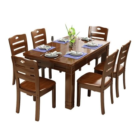 Bộ Bàn Ăn Gỗ Tre Hiện Đại Cho Căn Hộ Nhỏ