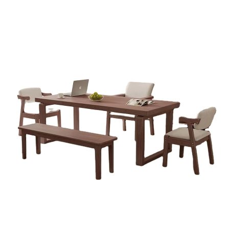 Bộ Bàn Ăn Gỗ Tự Nhiên Hiện Đại 1 Bàn 4 Ghế